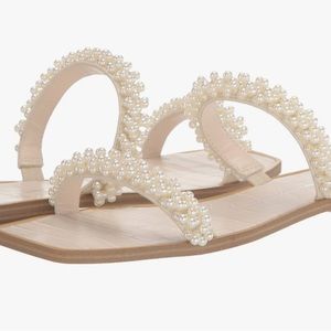 Dolce Vita Pearl Embellished Sandals